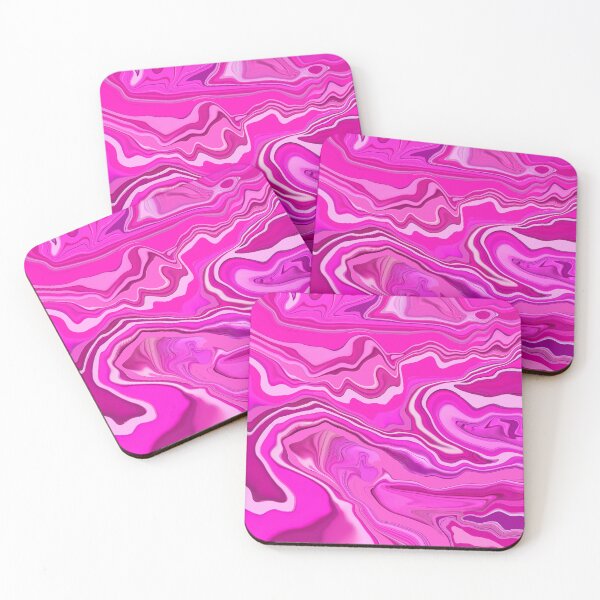 Item preview, Pink Swirls Contemporary Abstract Liquid Swirls Modern Retro Swirls 3 of 4 designed and sold by Beachy.