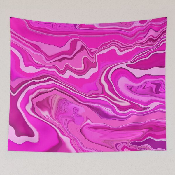 Item preview, Pink Swirls Contemporary Abstract Liquid Swirls Modern Retro Swirls 3 of 4 designed and sold by Beachy.