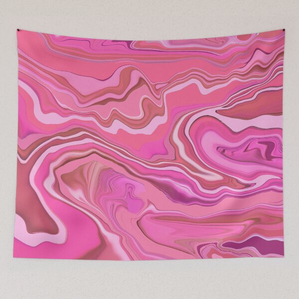 Item preview, Pink Swirls Contemporary Abstract Liquid Swirls Modern Retro Swirls 4 of 4 designed and sold by Beachy.