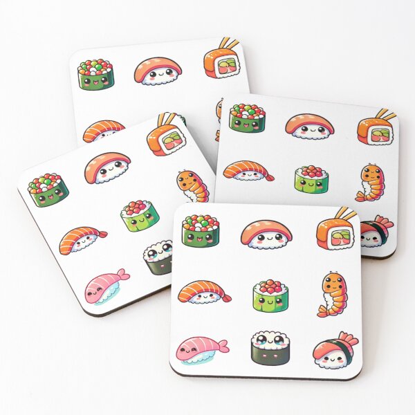 Item preview, ADORABLE SUSHI STICKER PACK designed and sold by Arts4U.