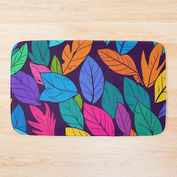 Item preview, Colourful Leaf Cascade designed and sold by ArtComixHaven.