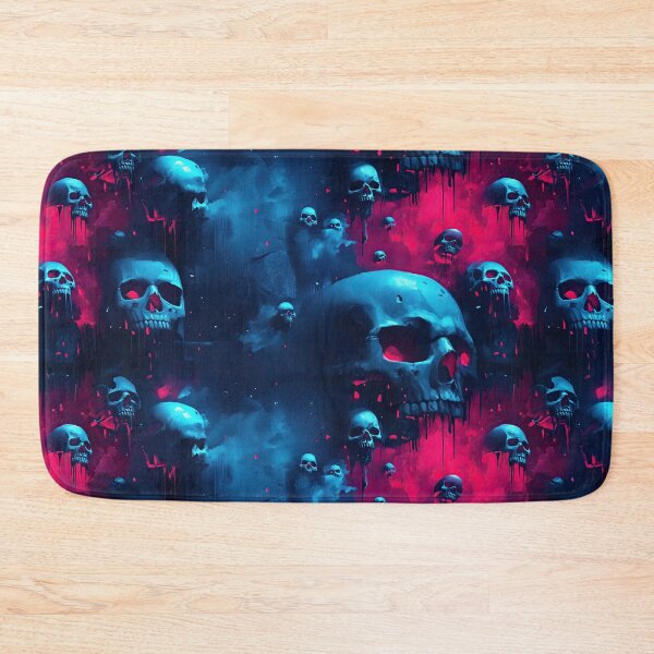 Item preview, Holloween Neon Skull Nightmare designed and sold by DancingBuddha.