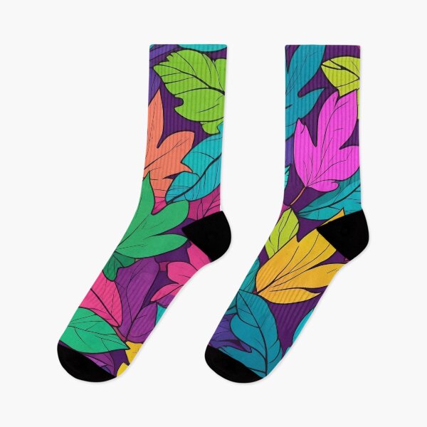 Item preview, Vibrant Multicolour Autumn Leaf Pattern designed and sold by ArtComixHaven.