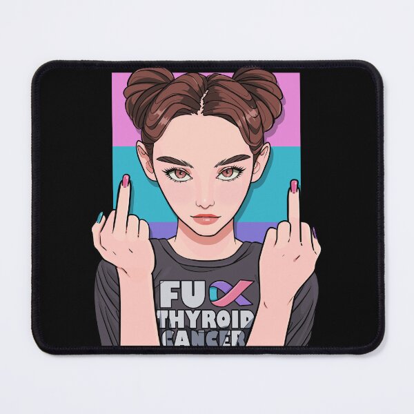 Item preview, Fuck Thyroid Cancer Awareness Month Ribbon designed and sold by Nosek1ng.