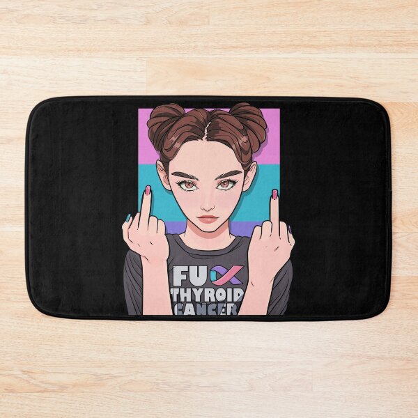 Item preview, Fuck Thyroid Cancer Awareness Month Ribbon designed and sold by Nosek1ng.