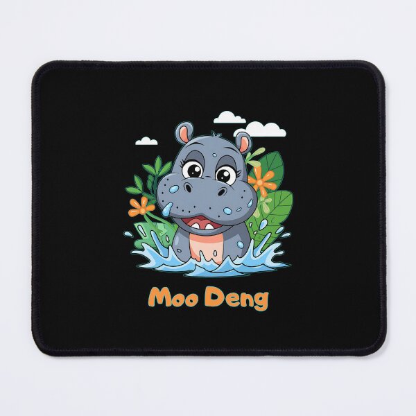 Item preview, Cute Hippo Splash Moo Deng Kids Animal Fun designed and sold by IT-Express.
