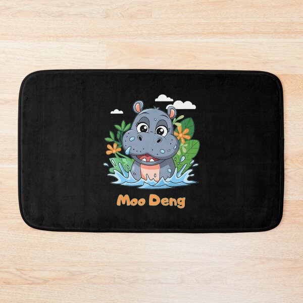 Item preview, Cute Hippo Splash Moo Deng Kids Animal Fun designed and sold by IT-Express.