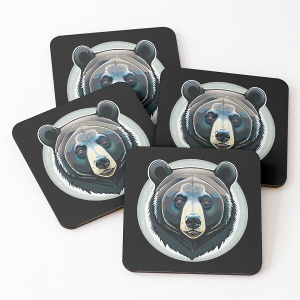 Item preview, Black & Green Bear designed and sold by BlueStarG8.