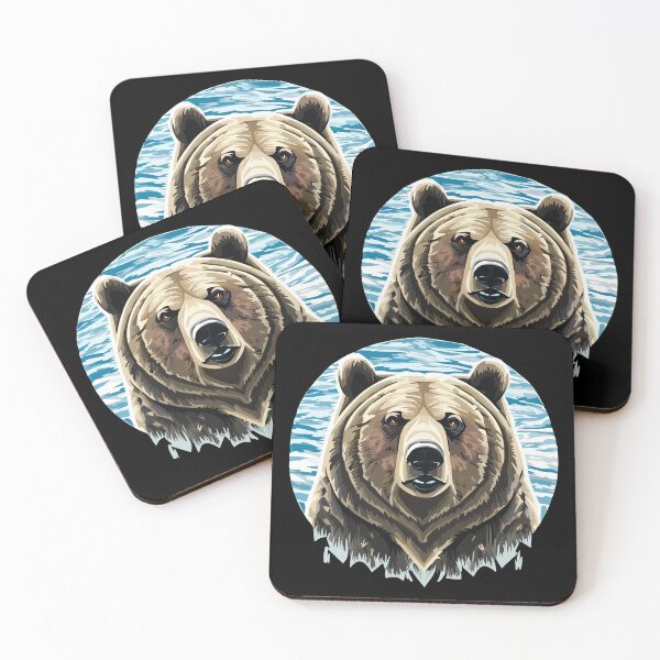 Item preview, Brown Bear Artistic Portrait designed and sold by BlueStarG8.