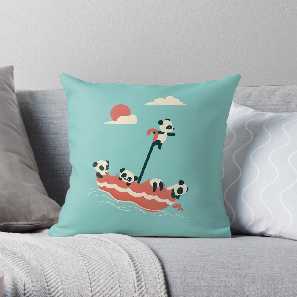 Float On Throw Pillow