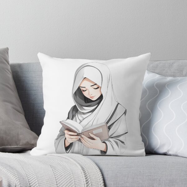 Item preview, Muslim woman reading designed and sold by Noor Gallery.