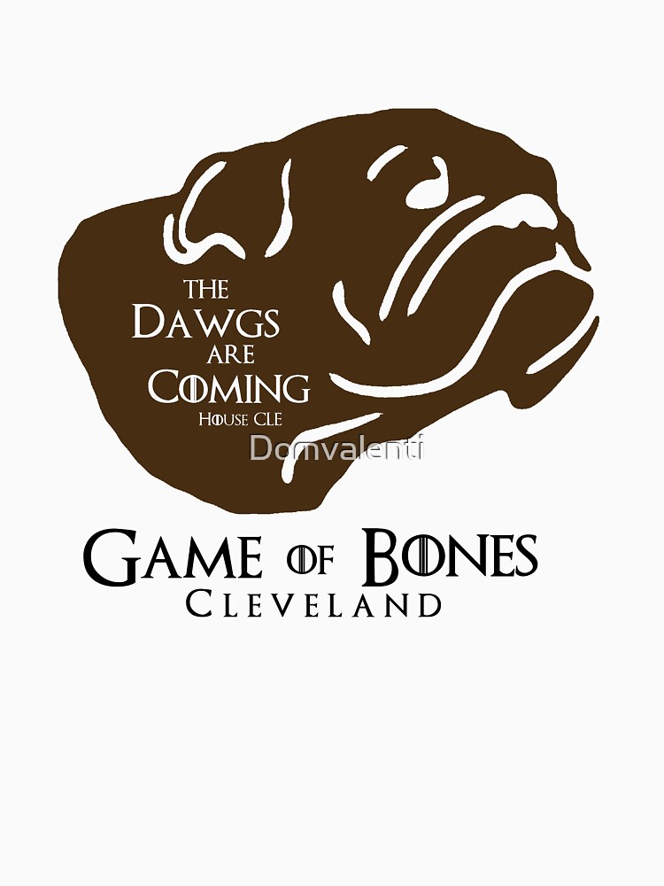 Game of Bones - Cleveland Browns Dawg Pound' Essential T-Shirt for Sale by  Domvalenti