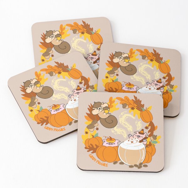Item preview, Giddy Piggies Pumpkin Spice Latte designed and sold by Giddy Piggies.