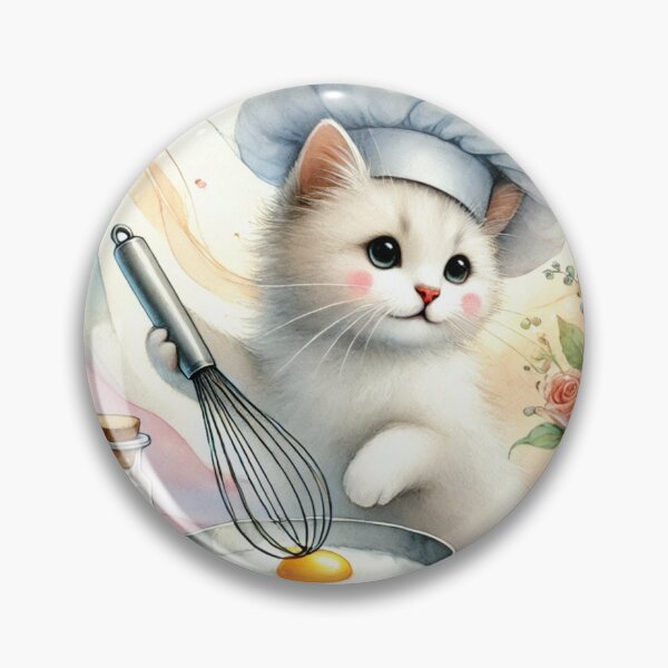 Item preview, Kitten Works Wonders In The Kitchen! designed and sold by NoelaniArt.