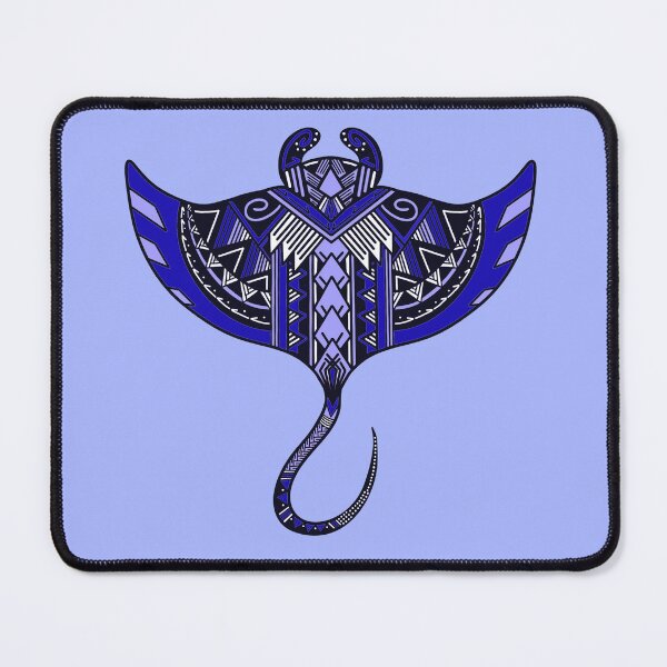 Item preview, Blue Tribal Manta Ray designed and sold by Steeb757.