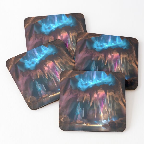 Item preview, Aurora Crystal Cavern - Crystal Caverns Collection designed and sold by SpacePrintss.
