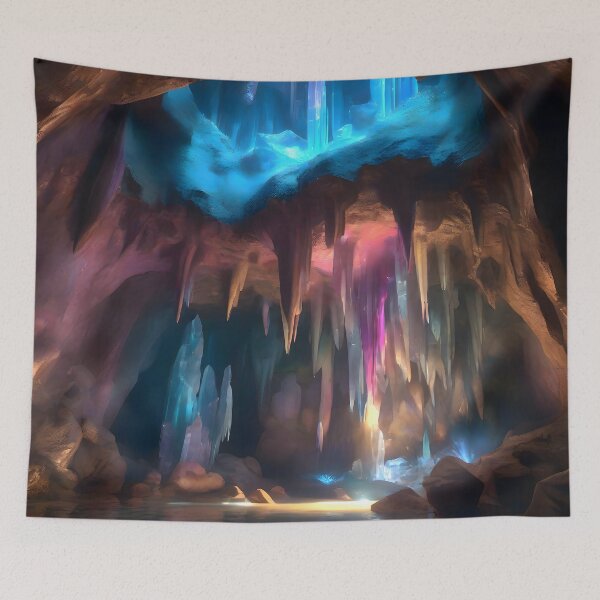 Item preview, Aurora Crystal Cavern - Crystal Caverns Collection designed and sold by SpacePrintss.