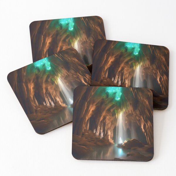 Item preview, Radiant Cavern Haven - Crystal Caverns Collection designed and sold by SpacePrintss.