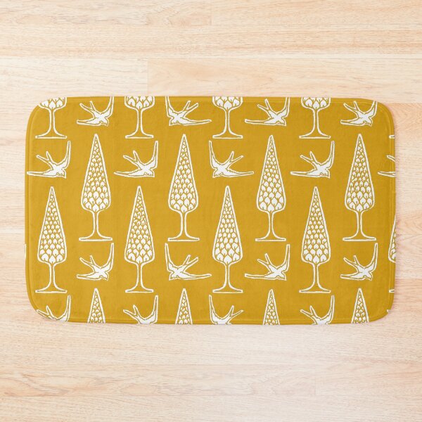 Item preview, Topiary & Birds- Mango yellow designed and sold by HausHatfield.