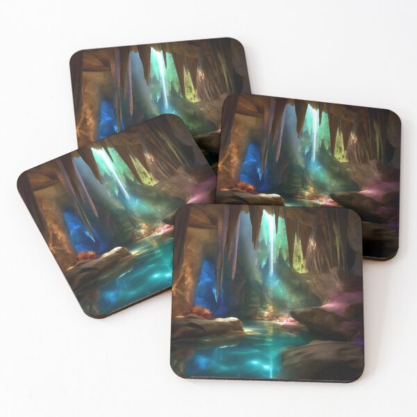 Item preview, Enchanted Crystal Pool - Crystal Caverns Collection designed and sold by SpacePrintss.