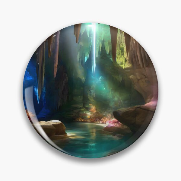 Item preview, Enchanted Crystal Pool - Crystal Caverns Collection designed and sold by SpacePrintss.