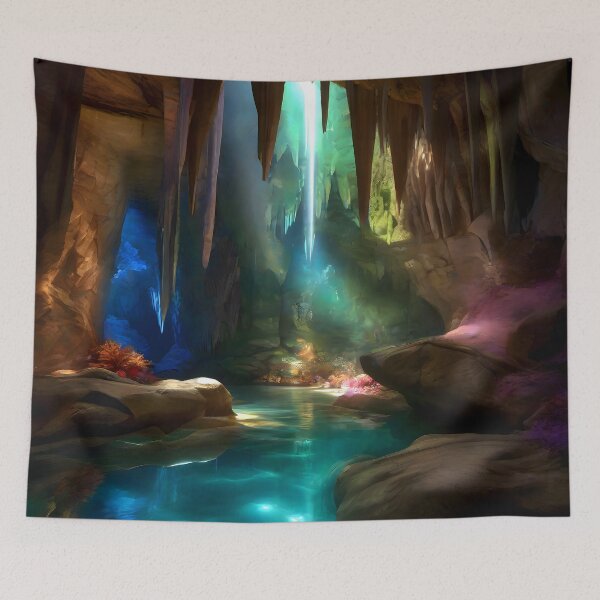 Item preview, Enchanted Crystal Pool - Crystal Caverns Collection designed and sold by SpacePrintss.
