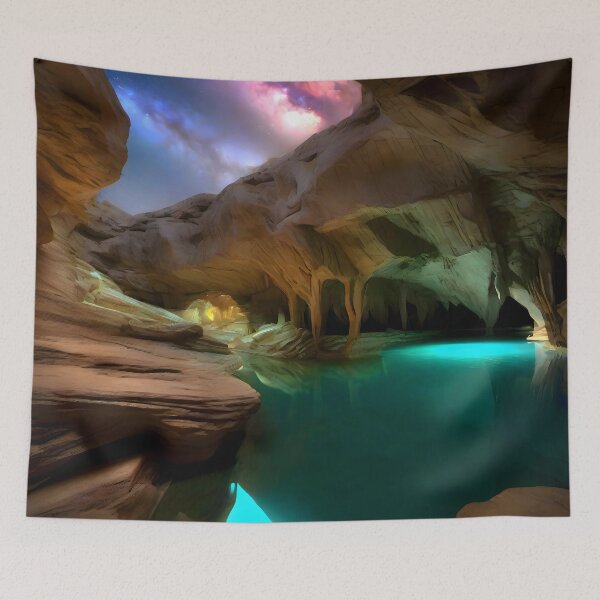 Item preview, Twilight Cavern Reflections - Crystal Caverns Collection designed and sold by SpacePrintss.