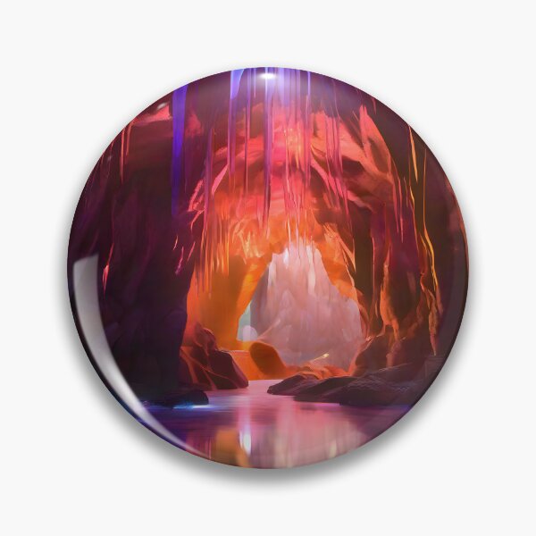 Item preview, Caverna Ember Glow - Colección Crystal Caverns designed and sold by SpacePrintss.