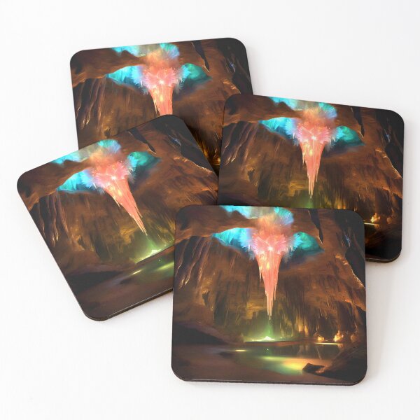 Item preview, Crystal Flame Cavern - Crystal Caverns Collection designed and sold by SpacePrintss.