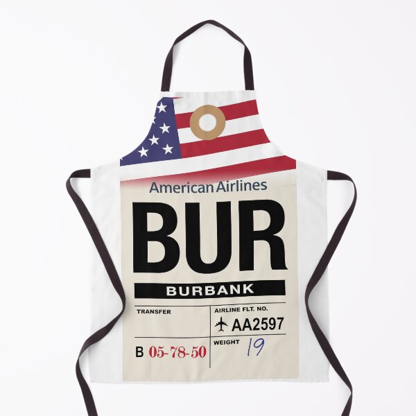 Item preview, Burbank (BUR) California Airline Luggage Tag designed and sold by travelwitheric.