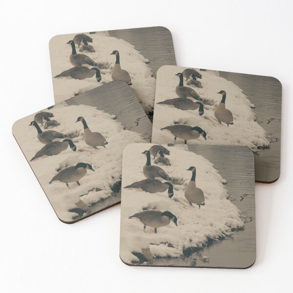 Item preview, Winter Geese at the Riverside  designed and sold by CountyKent.
