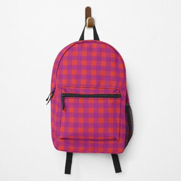 Item preview, Purple Gingham in Vibrant Red Checkered designed and sold by ModdiesColors.