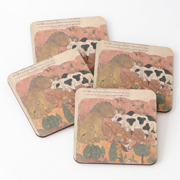 Item preview, The Lion King Receives the Ox, Shanzabeh - Kalila and Dimna, Unknown artist, ca. 1310 designed and sold by A APART T.