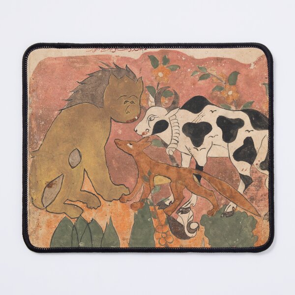 Item preview, The Lion King Receives the Ox, Shanzabeh - Kalila and Dimna, Unknown artist, ca. 1310 designed and sold by A APART T.