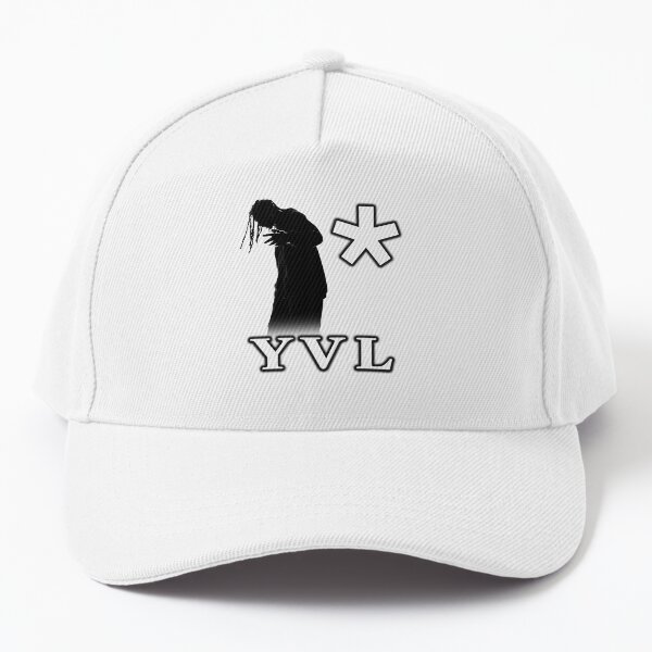 帽子 Playboi Carti YVL HAT WHITE ON NAVY Playboi Carti YVL Cap White/Navy Men's - SS25 - US