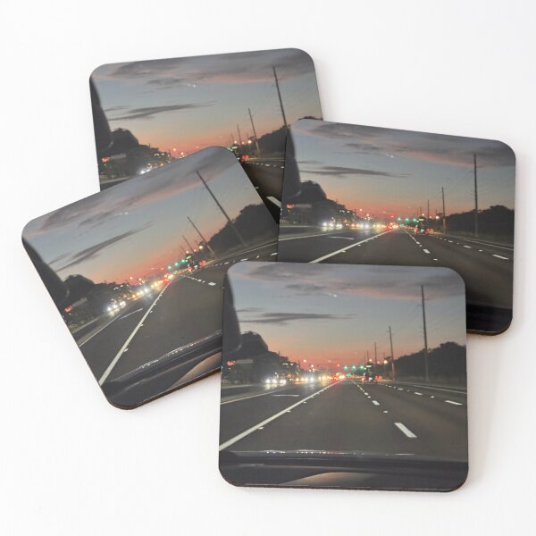 Item preview, aesthetic sunrise while driving designed and sold by pickeles.