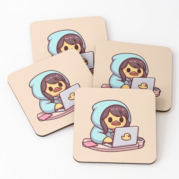 Item preview, Rubber Duck Programmer Debugging Girl designed and sold by StylishDesigns_ByJohn.