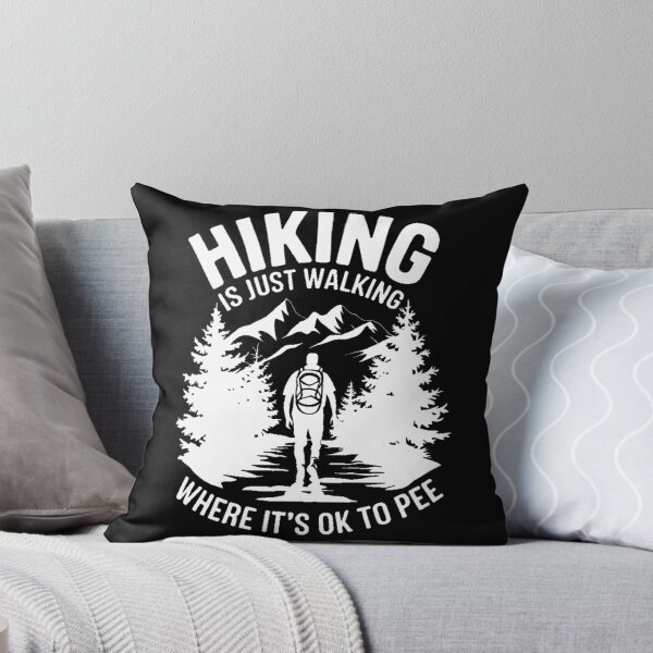Item preview, Funny Hiking - Hiking is just walking where it's ok to pee designed and sold by Orsik.
