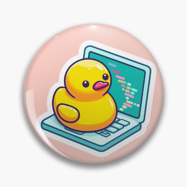Item preview, Rubber Duck Programmer Debugging designed and sold by StylishDesigns_ByJohn.
