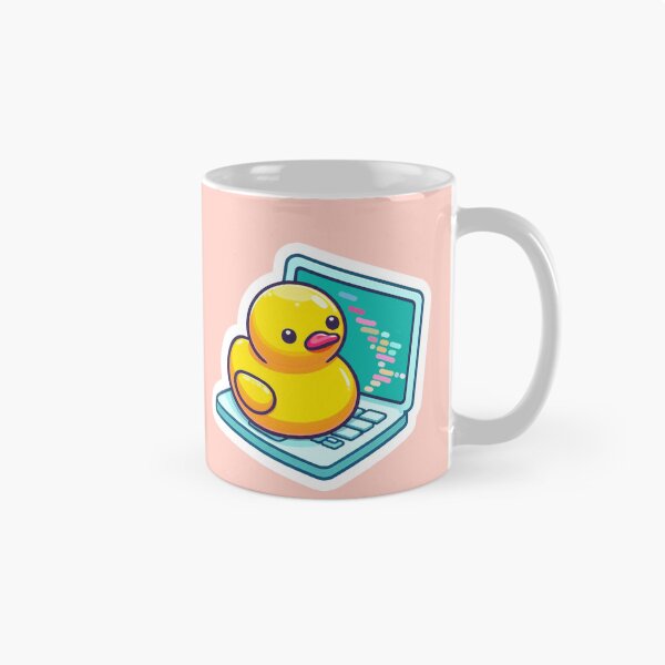 Item preview, Rubber Duck Programmer Debugging designed and sold by StylishDesigns_ByJohn.