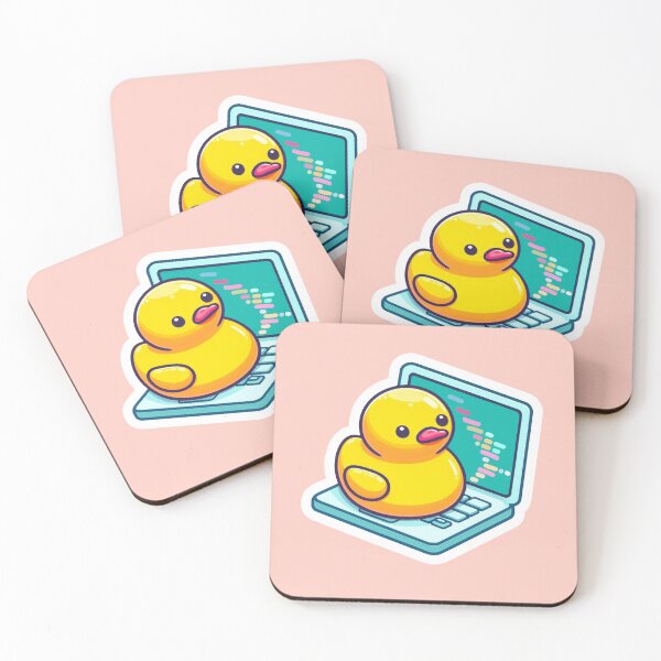 Item preview, Rubber Duck Programmer Debugging designed and sold by StylishDesigns_ByJohn.