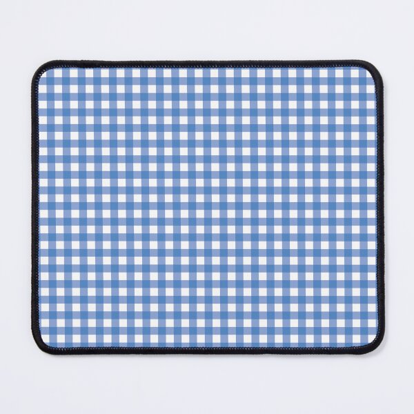 Item preview, Blue Gingham in Classic White Checkered designed and sold by ModdiesColors.