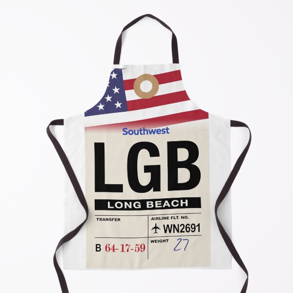 Item preview, Long Beach (LGB) California Airline Luggage Tag designed and sold by travelwitheric.