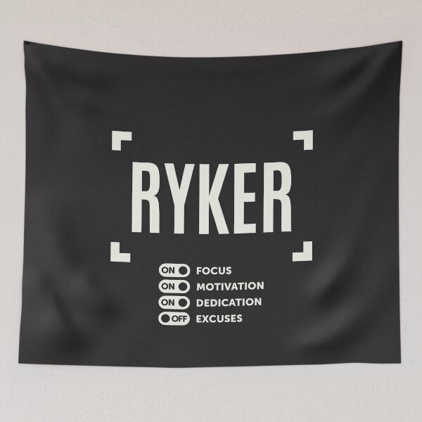 Item preview, Ryker Focus and Motivation - Personalized Name Ryker designed and sold by cidolopez.