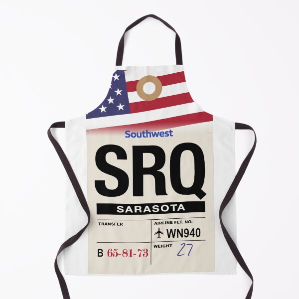 Item preview, Sarasota (SRQ) Florida Airline Luggage Tag designed and sold by travelwitheric.