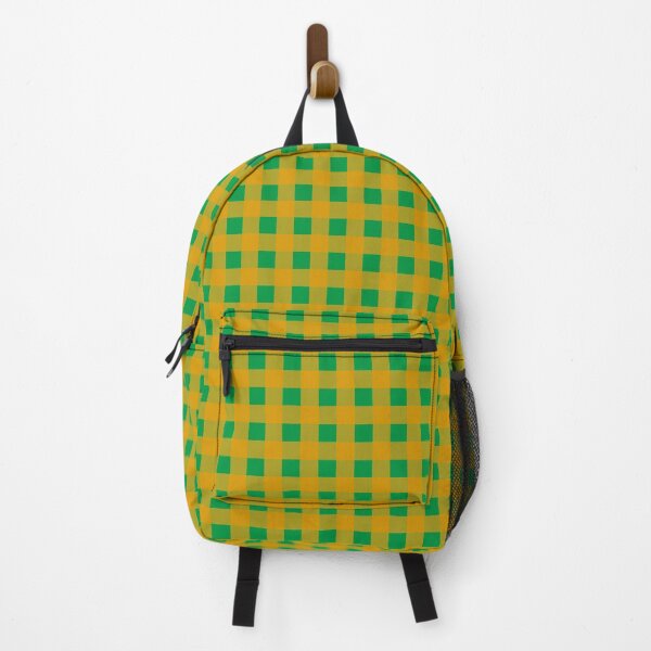 Item preview, Earthy Green and Brown Gingham Pattern designed and sold by ModdiesColors.