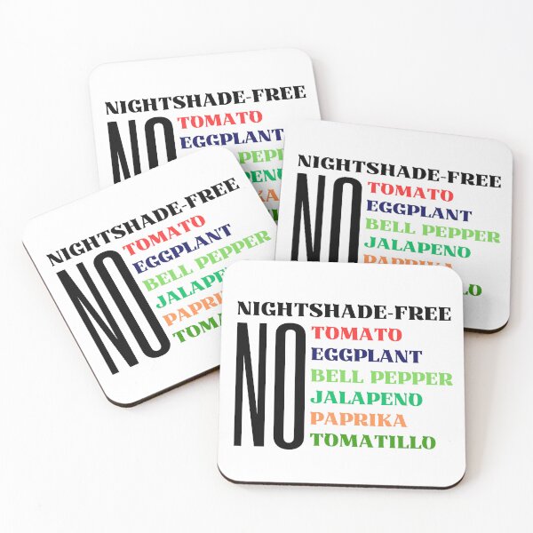Item preview, No Nightshades List designed and sold by figandroseco.