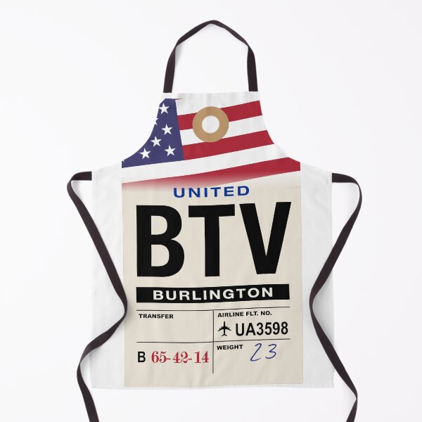Item preview, Burlington (BTV) Vermont Airline Luggage Tag designed and sold by travelwitheric.