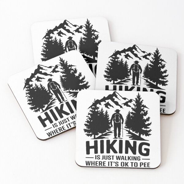 Item preview, Funny Hiking - Hiking is just walking where it's ok to pee designed and sold by Orsik.