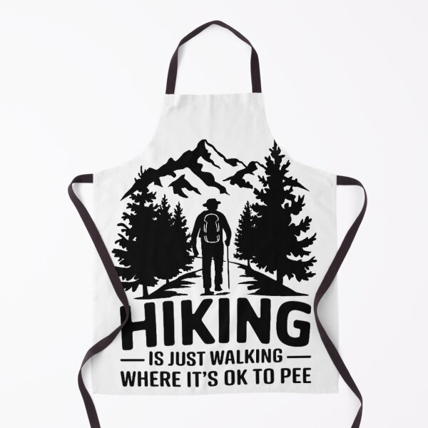 Item preview, Funny Hiking - Hiking is just walking where it's ok to pee designed and sold by Orsik.